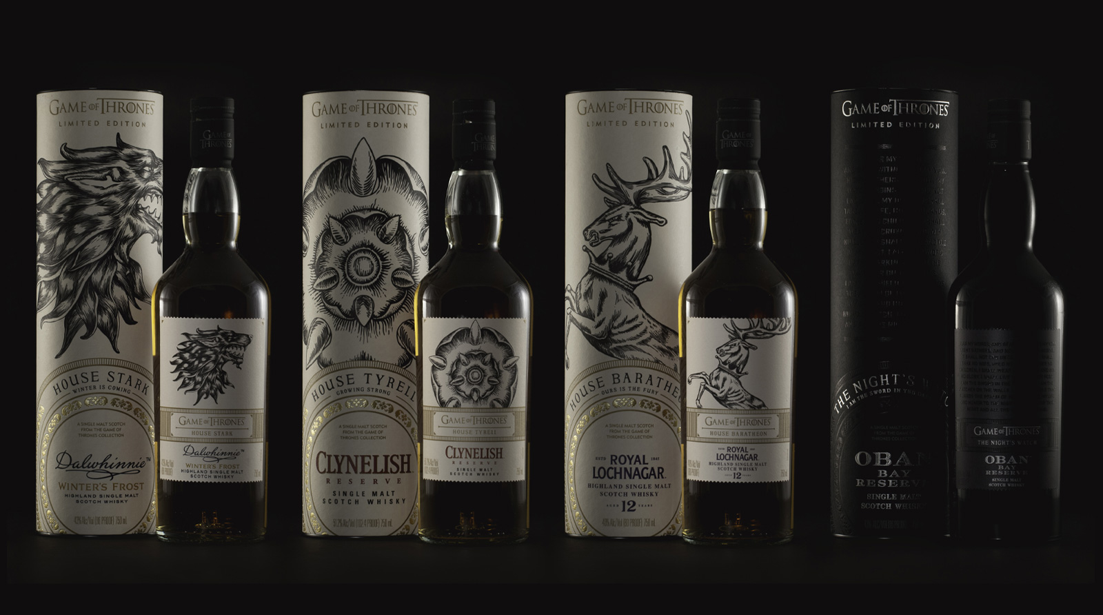 Game of thrones limited edition whiskey